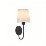 Minimalist Antler Design Cylinder Bedside Wall Sconce Image - 6