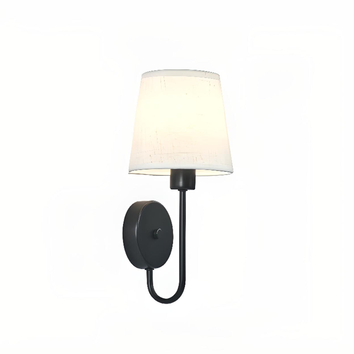 Minimalist Antler Design Cylinder Bedside Wall Sconce Image - 7