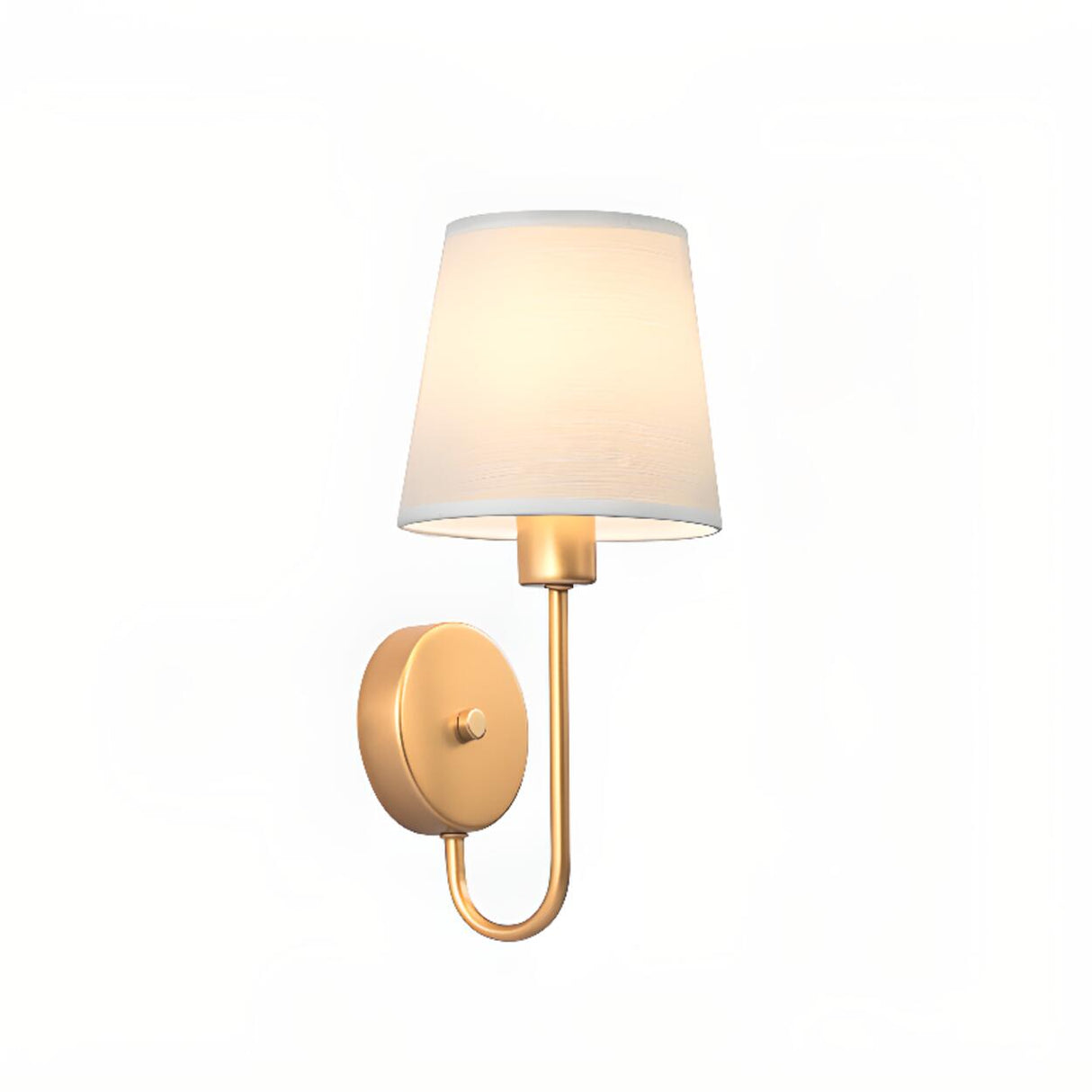 Minimalist Antler Design Cylinder Bedside Wall Sconce Image - 9