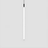 Minimalist Bedroom Acrylic LED Tube Pendant Light Image - 2