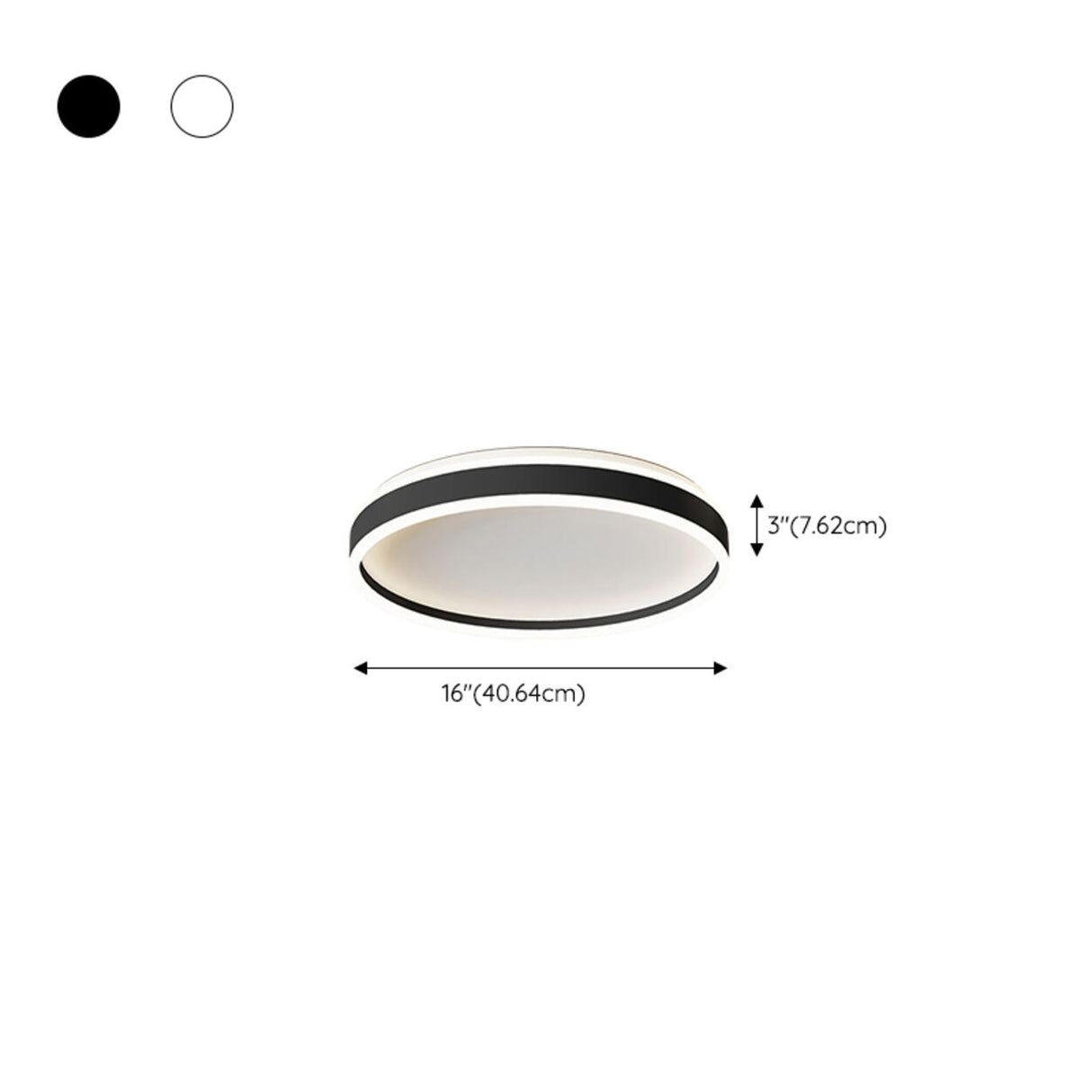 Minimalist Bedroom Black Square LED Flush Mount Light Image - 16