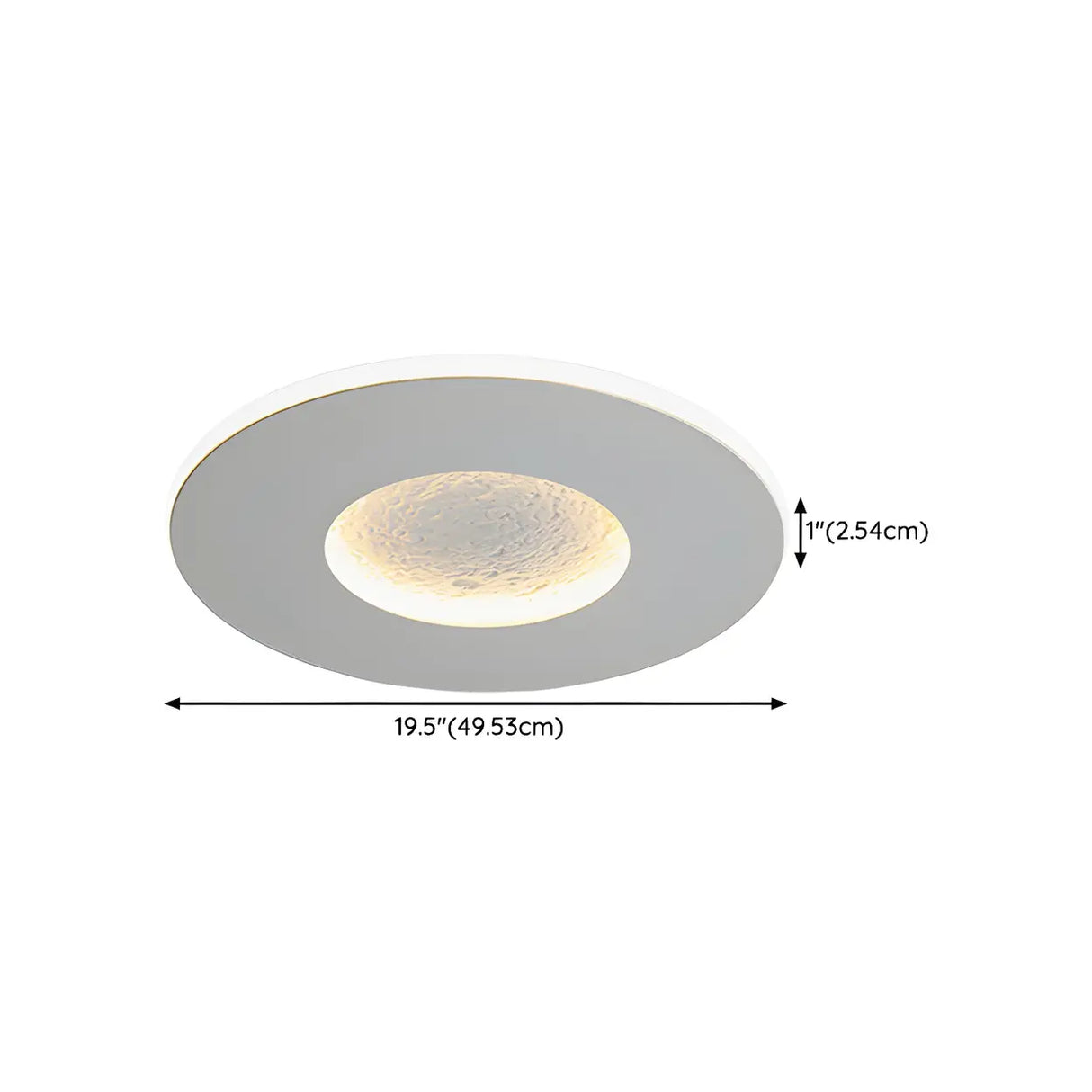 Minimalist Bedroom Round LED Flush Mount Ceiling Light Image - 11