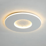 Minimalist Bedroom Round LED Flush Mount Ceiling Light Image - 8