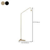 Minimalist Bedside Gold Metal Austere-F Floor Lamp #size