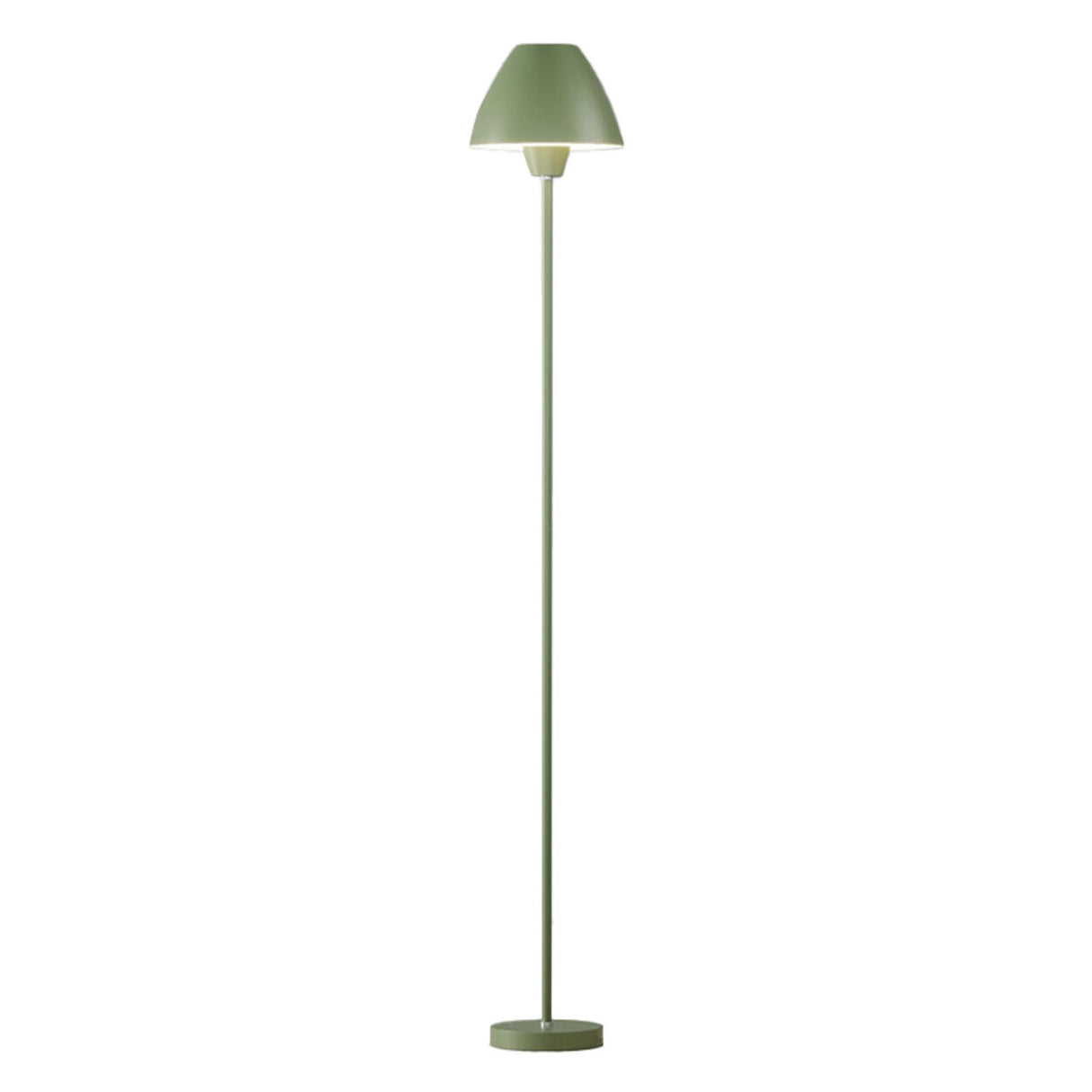 Minimalist Bedside Green Dome Adjustable Floor Lamp Image - 5