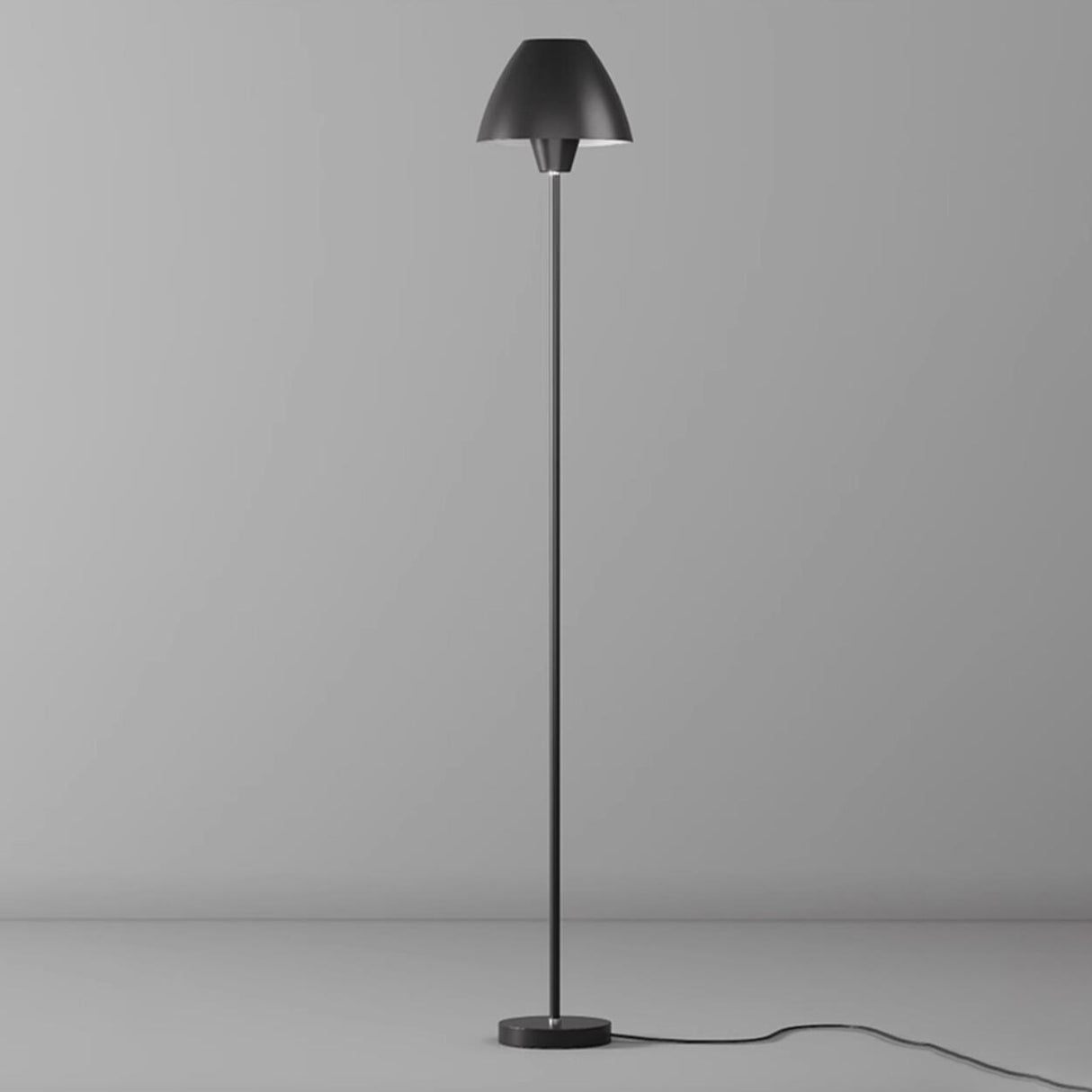 Minimalist Bedside Green Dome Adjustable Floor Lamp Image - 7