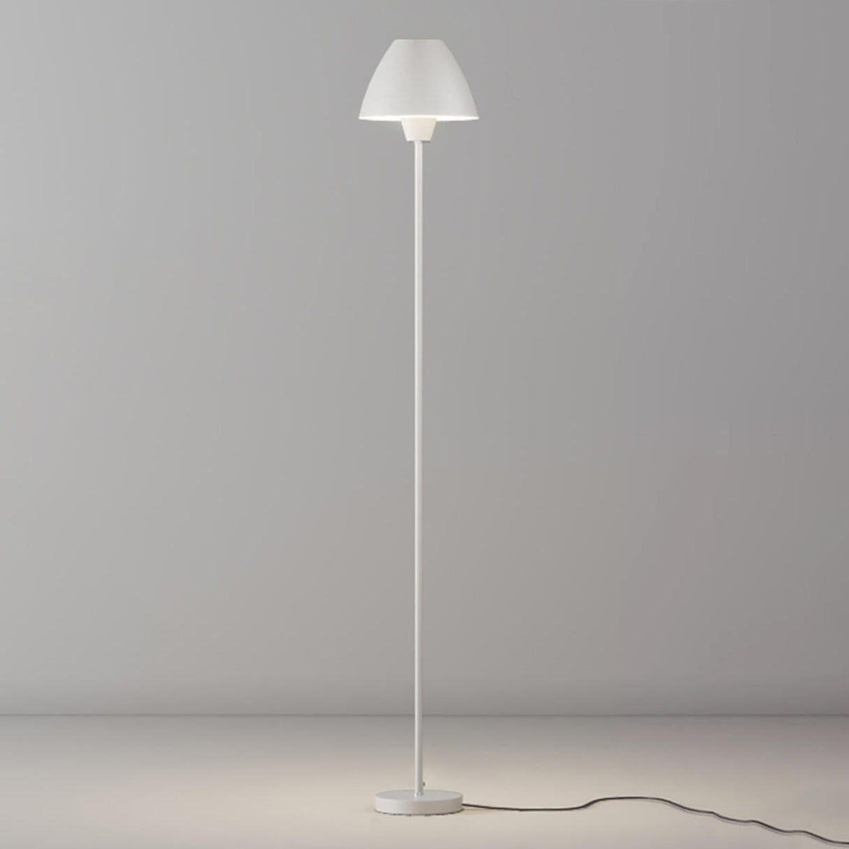 Minimalist Bedside Green Dome Adjustable Floor Lamp Image - 9