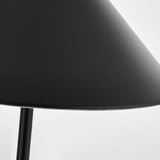 Minimalist Black Cone Metal Living Room Floor Lamp Image - 9