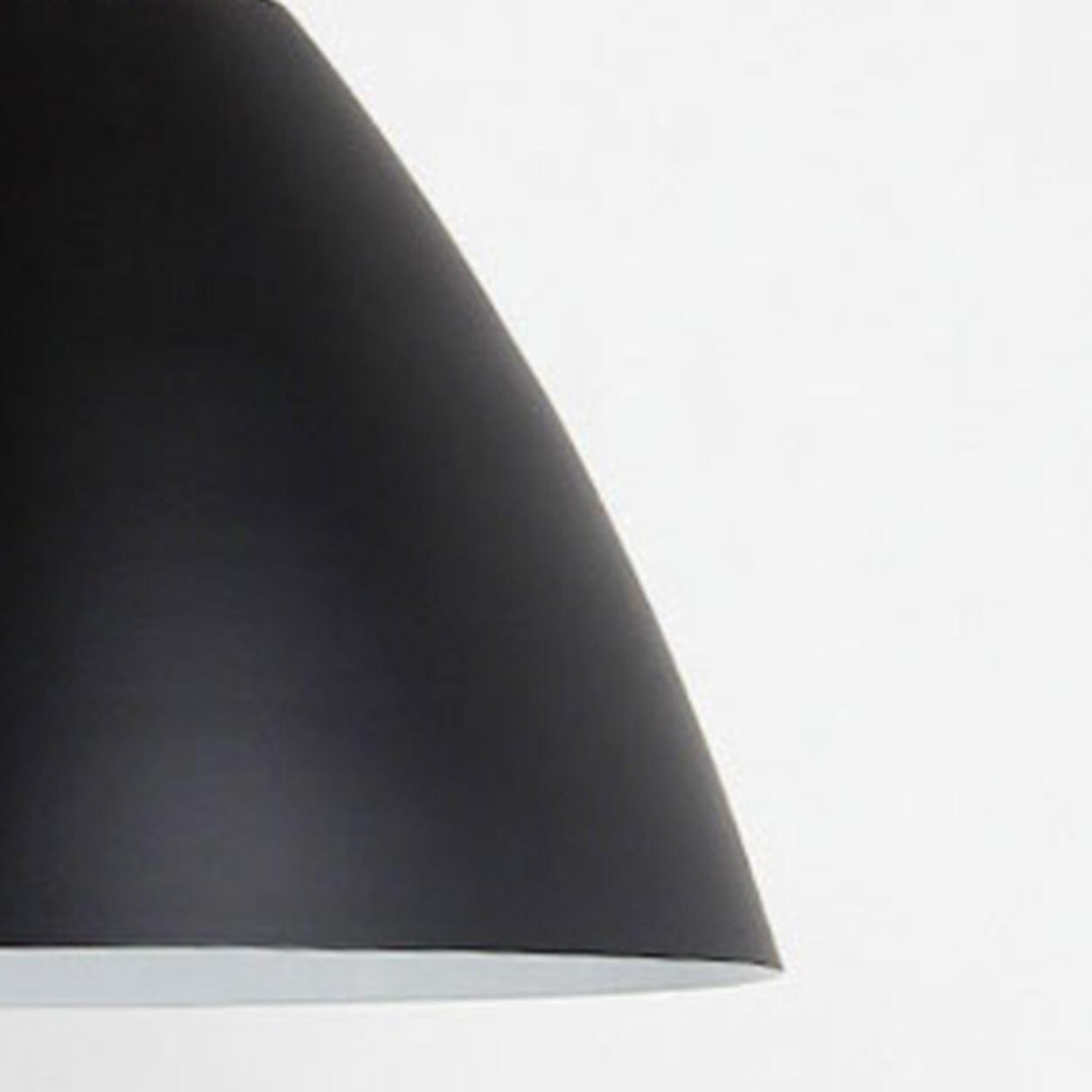 Minimalist Black Cone Pendant Light Bedroom Adjustable Cord Image - 9