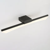 Minimalist Black Geometric Bathroom Vanity Light  Image - 8