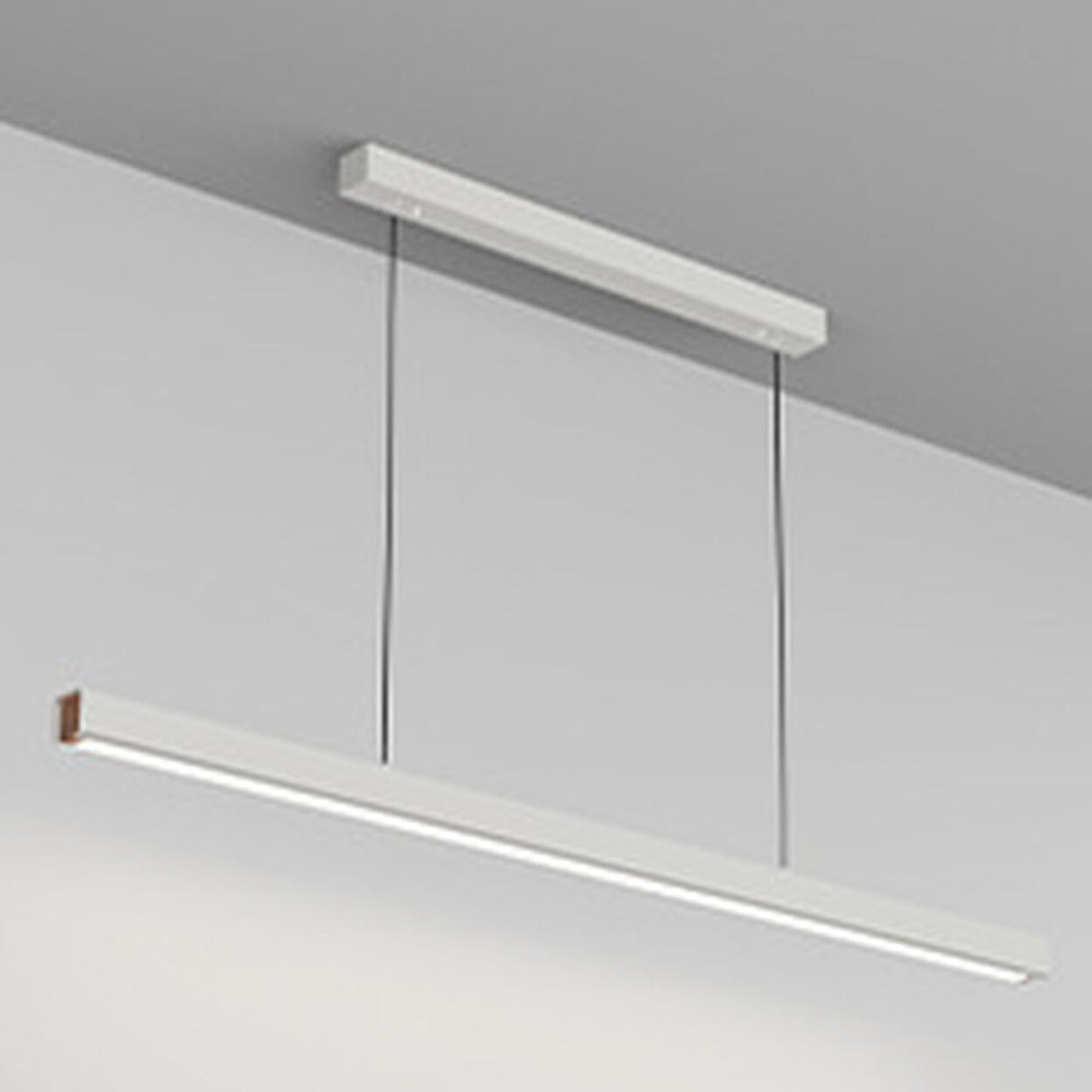 Minimalist Black LED Linear Island Ceiling Light Image - 6