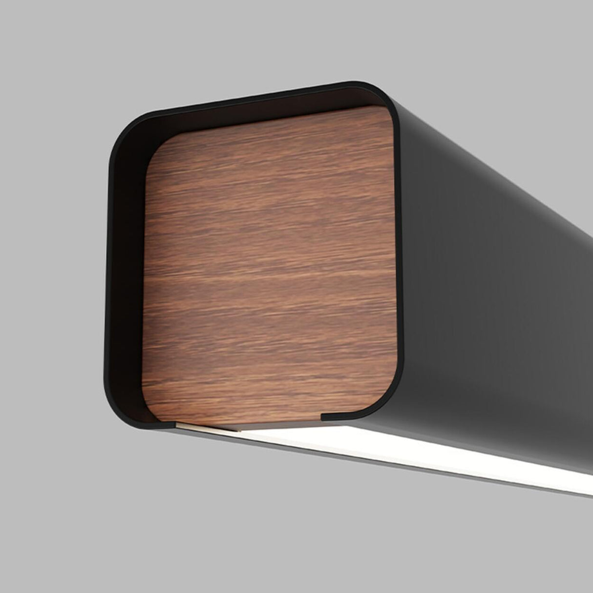 Minimalist Black LED Linear Island Ceiling Light Image - 8