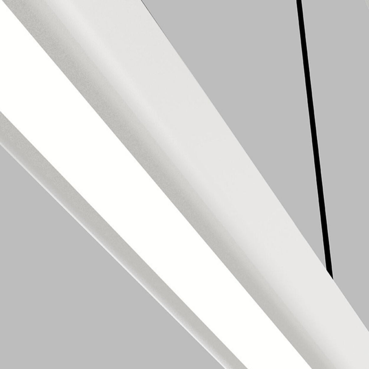 Minimalist Black LED Linear Island Ceiling Light Image - 9