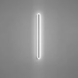 Minimalist Black Linear Acrylic and Metal Vanity Light Image - 20