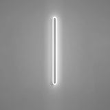 Minimalist Black Linear Acrylic and Metal Vanity Light Image - 21