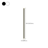 Minimalist Black Linear Acrylic and Metal Vanity Light Image - 27