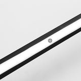 Minimalist Black Linear LED Bathroom Vanity Light Image - 11