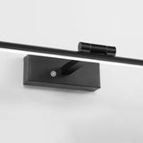 Minimalist Black Linear LED Bathroom Vanity Light Image - 13