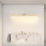 Minimalist Black Linear LED Bathroom Vanity Light Image - 4