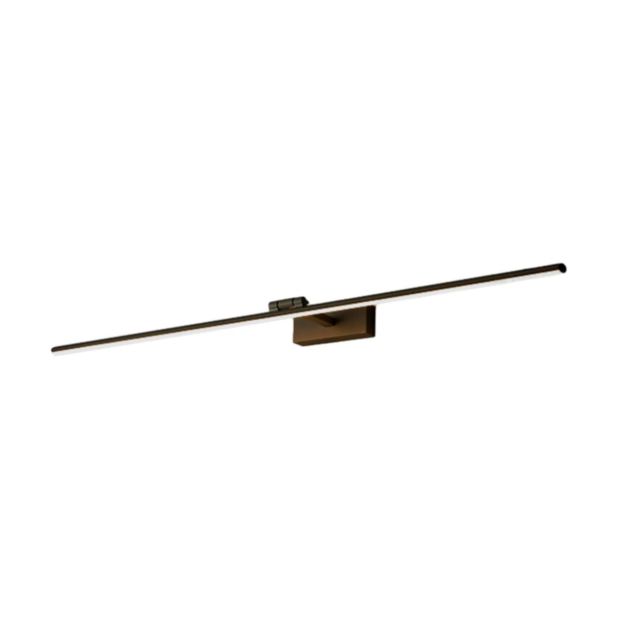 Minimalist Black Linear LED Bathroom Vanity Light Image - 5