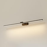 Minimalist Black Linear LED Bathroom Vanity Light Image - 6