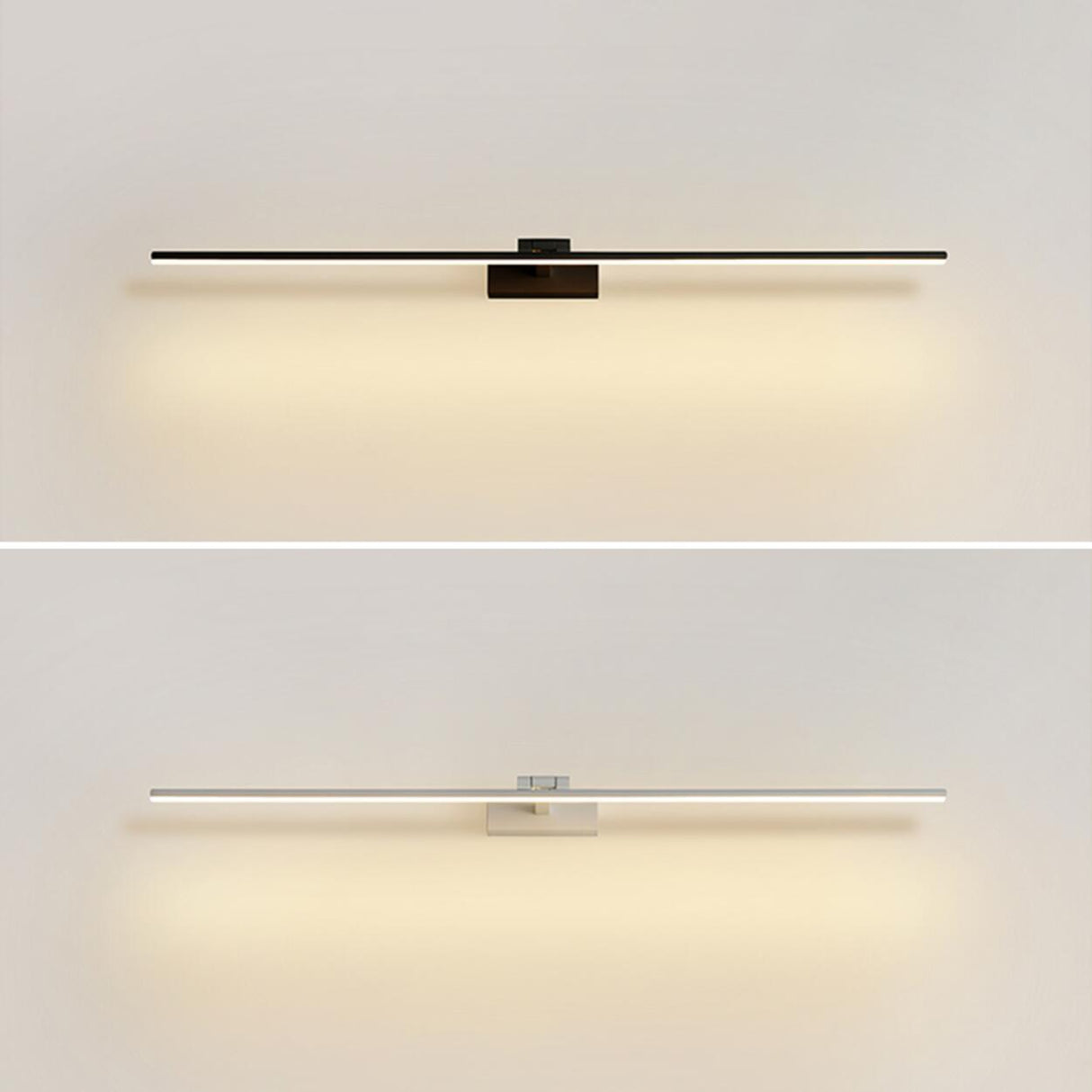 Minimalist Black Linear LED Bathroom Vanity Light Image - 7