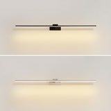 Minimalist Black Linear LED Bathroom Vanity Light Image - 7