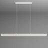 Minimalist Black Linear LED Island Hanging Light Image - 7