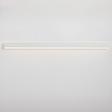 Minimalist Black Linear LED Metal Wall Sconce Light Image - 11