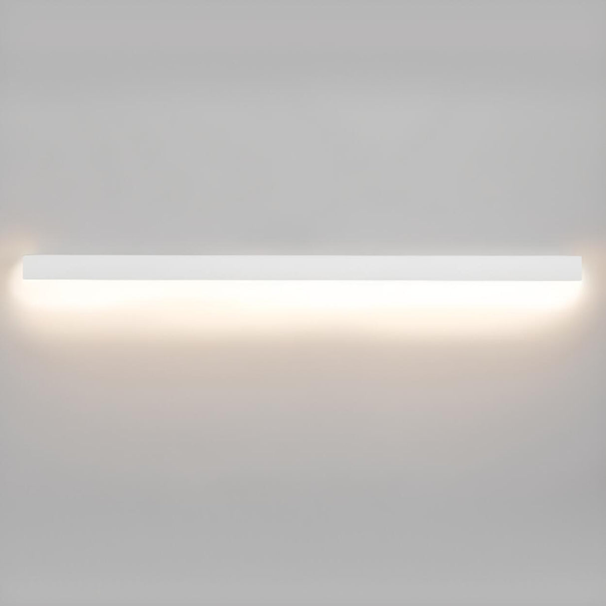 Minimalist Black Linear LED Metal Wall Sconce Light Image - 18