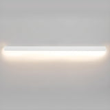 Minimalist Black Linear LED Metal Wall Sconce Light Image - 18