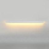 Minimalist Black Linear LED Metal Wall Sconce Light Image - 26