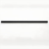 Minimalist Black Linear LED Metal Wall Sconce Light Image - 9