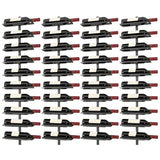 Minimalist Black Metal Floating Wall-Mounted Wine Rack Image - 10