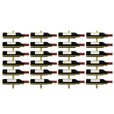 Minimalist Black Metal Floating Wall-Mounted Wine Rack Image - 35