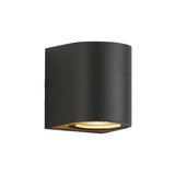 Minimalist Black Outdoor Up Down Wall Sconce Image - 5