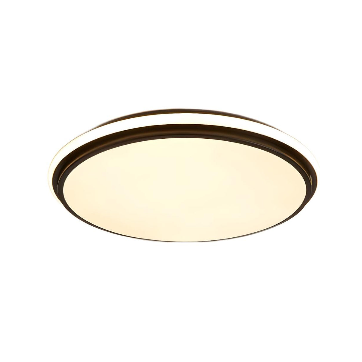 Minimalist Black Rectangle LED Flush Mount Ceiling Lamp Image - 5