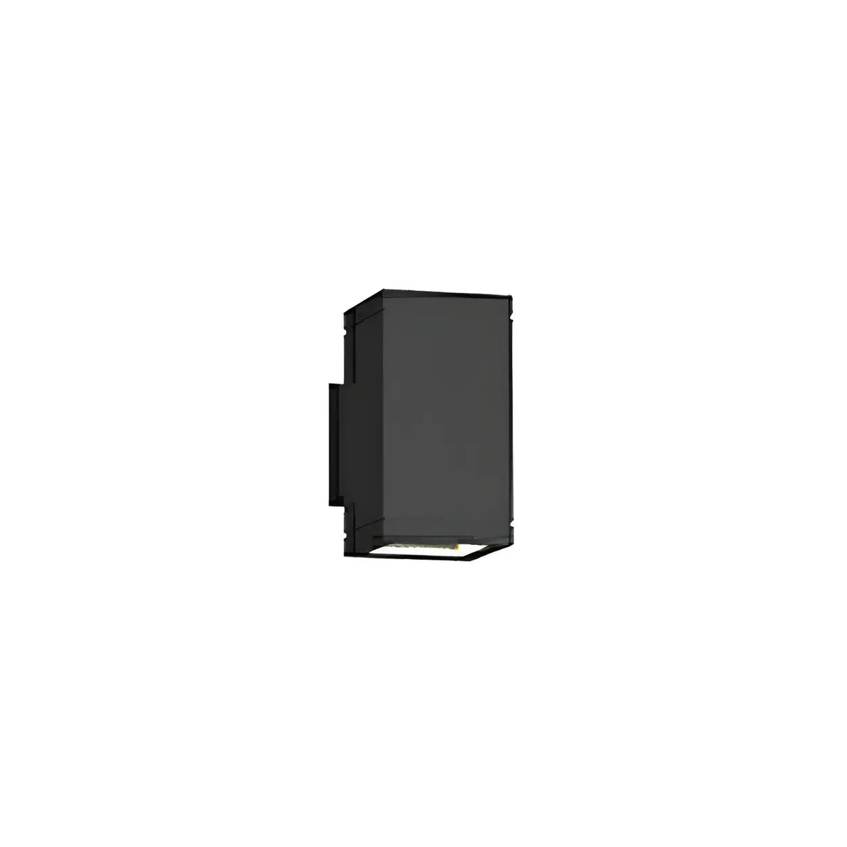 Minimalist Black Rectangular Exterior Up Down Wall Light Image - 5