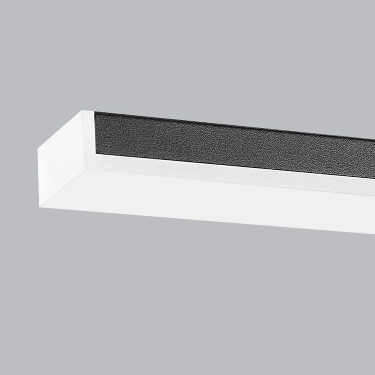 Minimalist Black Rectangular LED Vanity Light Image - 11