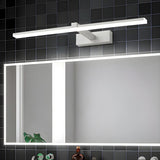 Minimalist Black Rectangular LED Vanity Light Image - 17