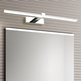 Minimalist Black Rectangular LED Vanity Light Image - 3