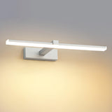 Minimalist Black Rectangular LED Vanity Light Image - 7