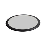 Minimalist Black Round LED Flush Mount Ceiling Light Image - 3