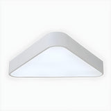 Minimalist Black Triangle LED Flush Mount Ceiling Light Image - 11