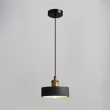 Minimalist Brass Warehouse Resin Orange Cone Pendant Lights Image - 9