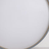 Minimalist Circular LED Flush Mount Ceiling Fixture Image - 15