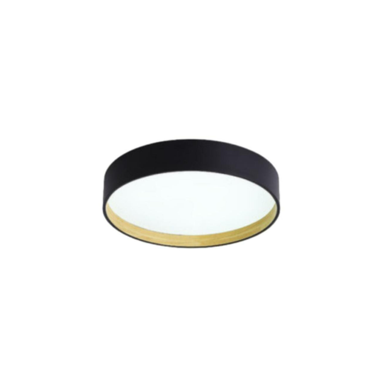 Minimalist Circular LED Flush Mount Ceiling Fixture Image - 4