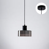 Minimalist Clear Glass Round Dining Room Pendant Light Image - 3