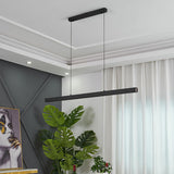 Minimalist Coffee Rectangular Island Pendant Light Image - 17