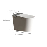 Minimalist Concealed Tank Super Vortex Siphon Flush Toilet Image - 15